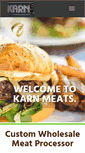 Mobile Screenshot of karnmeats.com